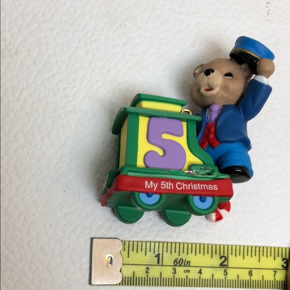 Child’s Fifth Christmas Hallmark Keepsake Ornament - Picture 5 of 7